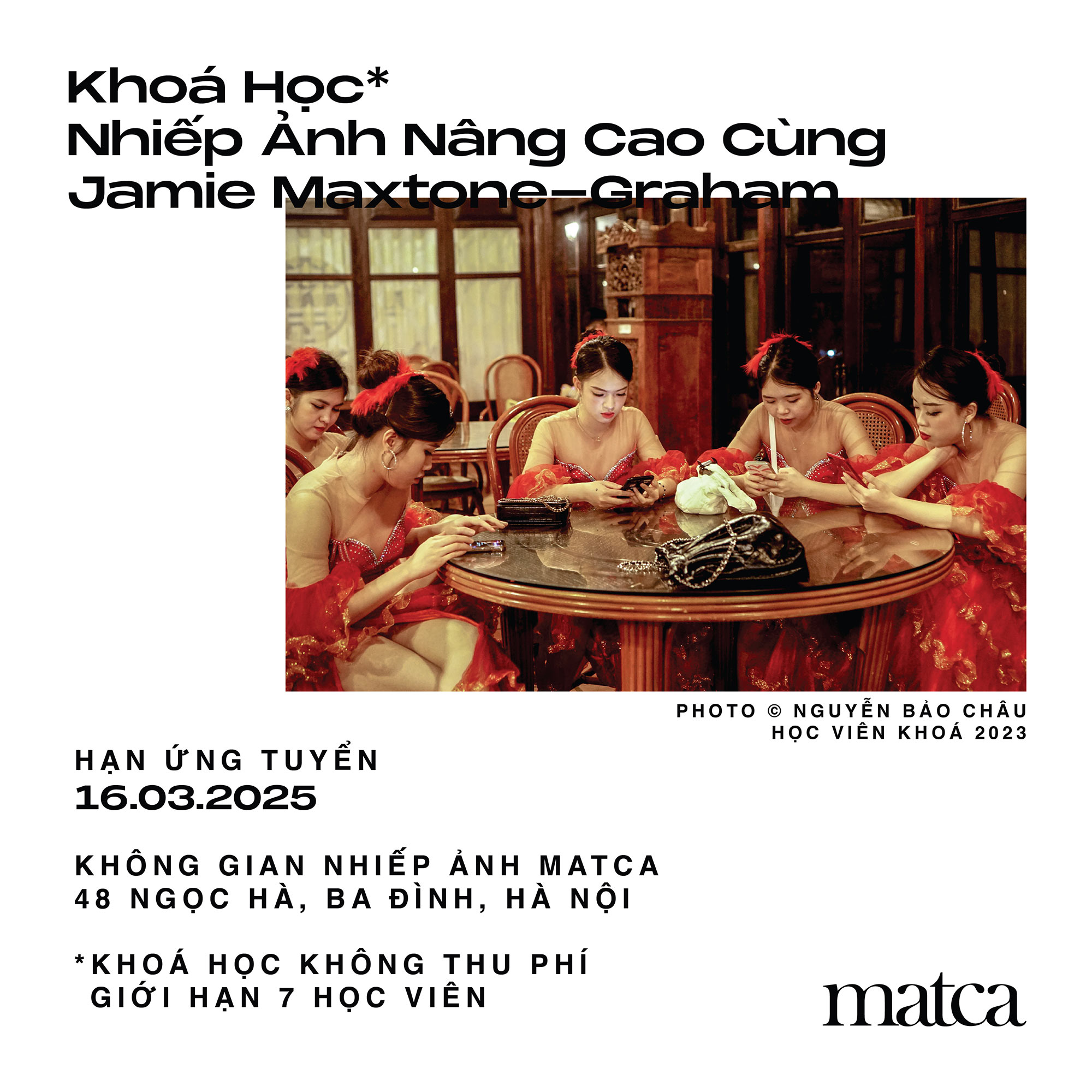 [Workshop] Advanced Photography Led by Jamie Maxtone-Graham - Matca